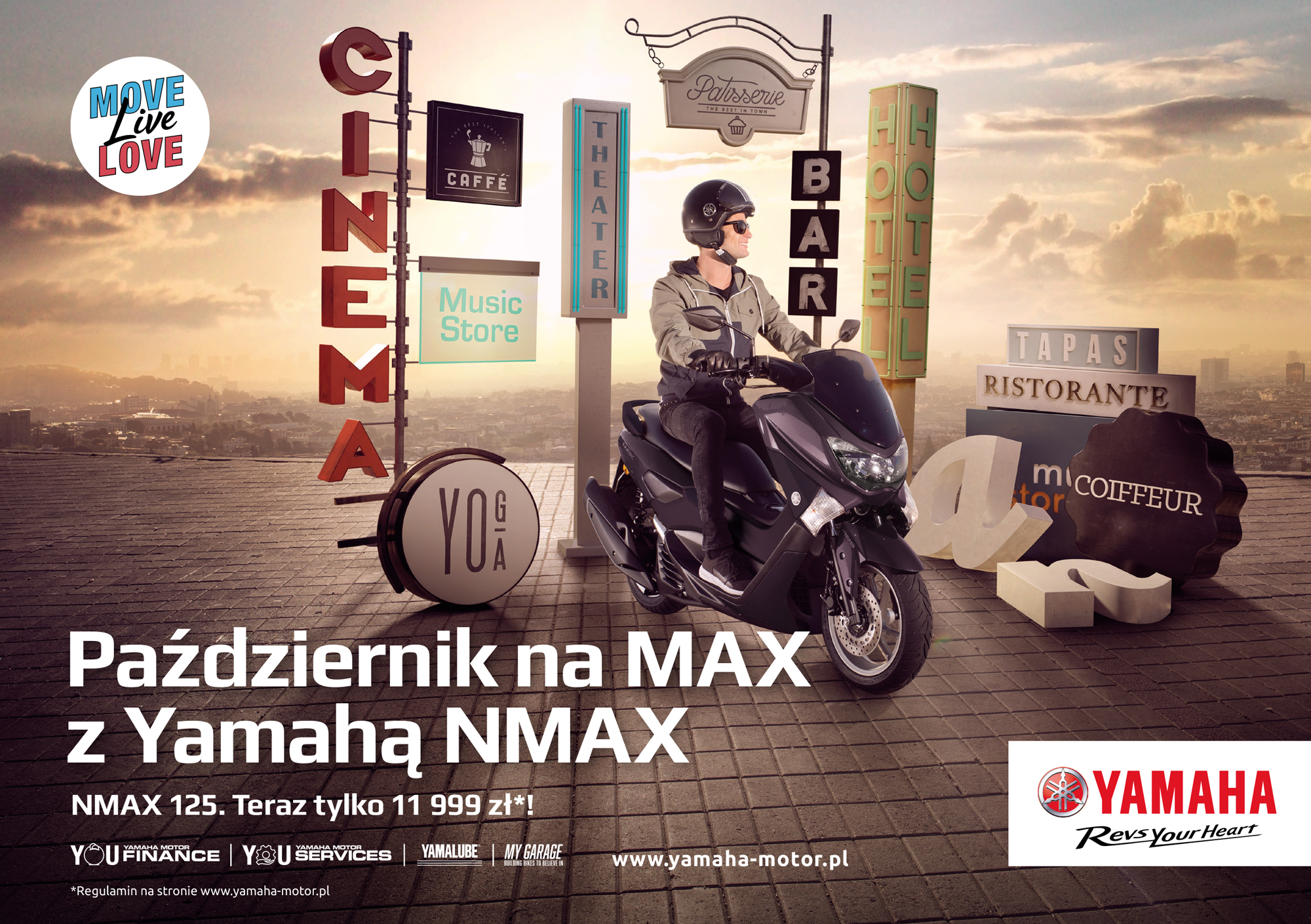 Październik na MAX z Yamahą NMAX! Skuter miejski NMAX 125 w najlepszej cenie w tym roku